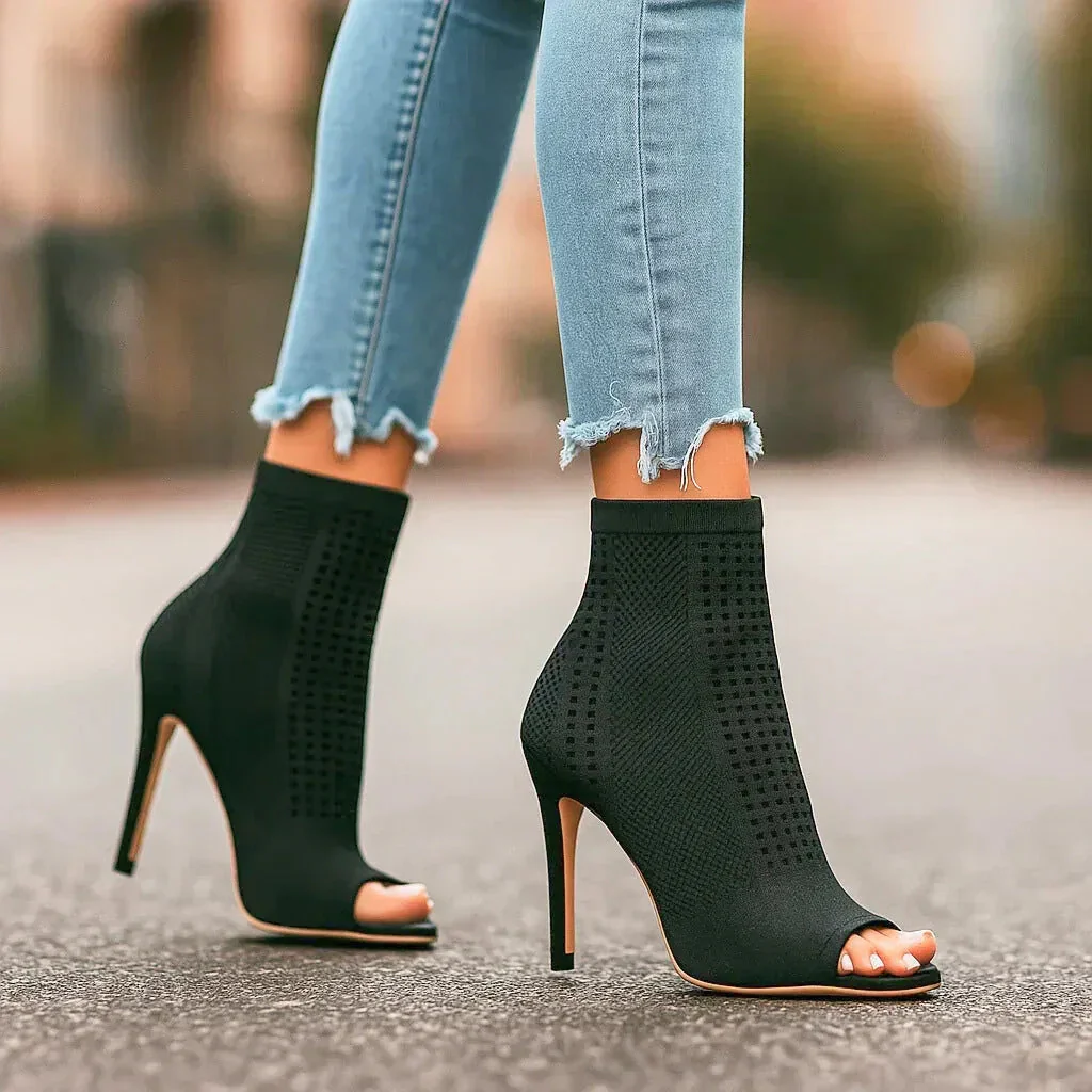 AMENA KNIT HEELS - Image 6