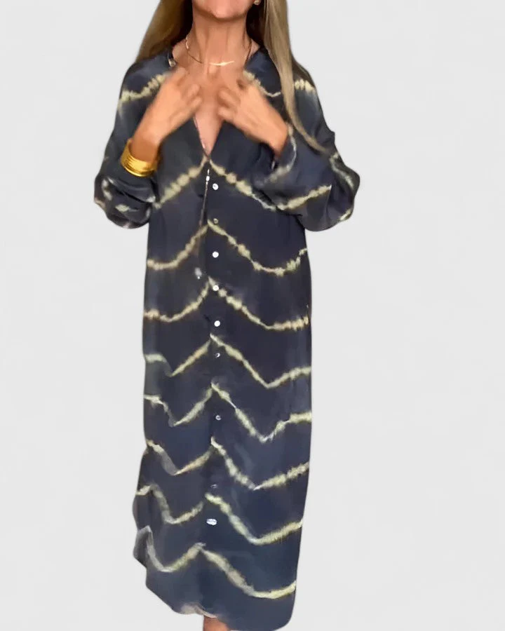 Amelie™ | Elegant Boho Striped Maxi Dress - Image 4