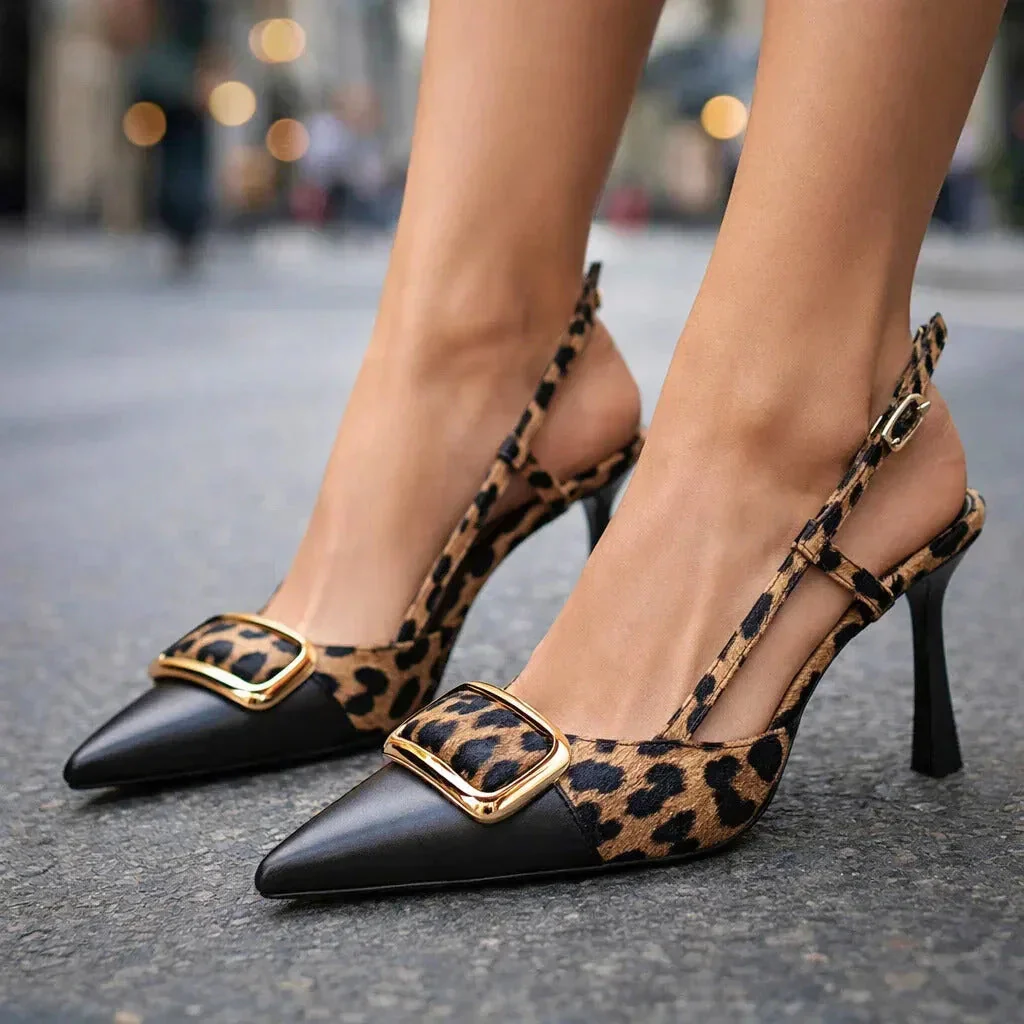 JADA MARIE LEOPARD HEELS - Image 5