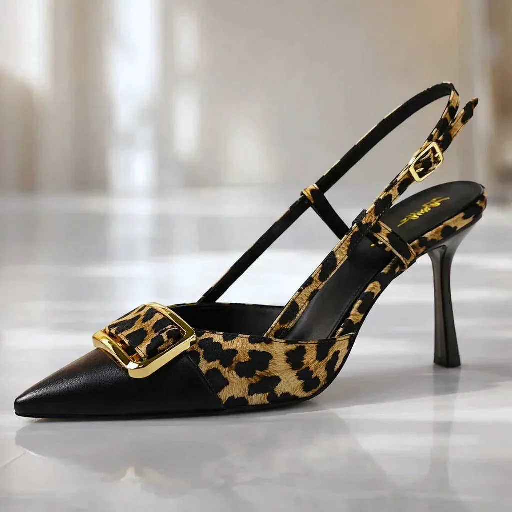 JADA MARIE LEOPARD HEELS - Image 9
