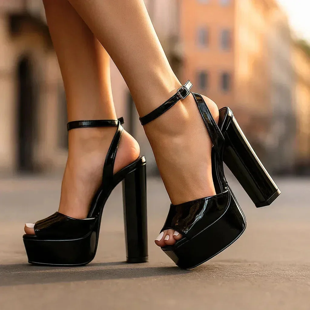 SCARLET RAE BLOCK HEELS - Image 8