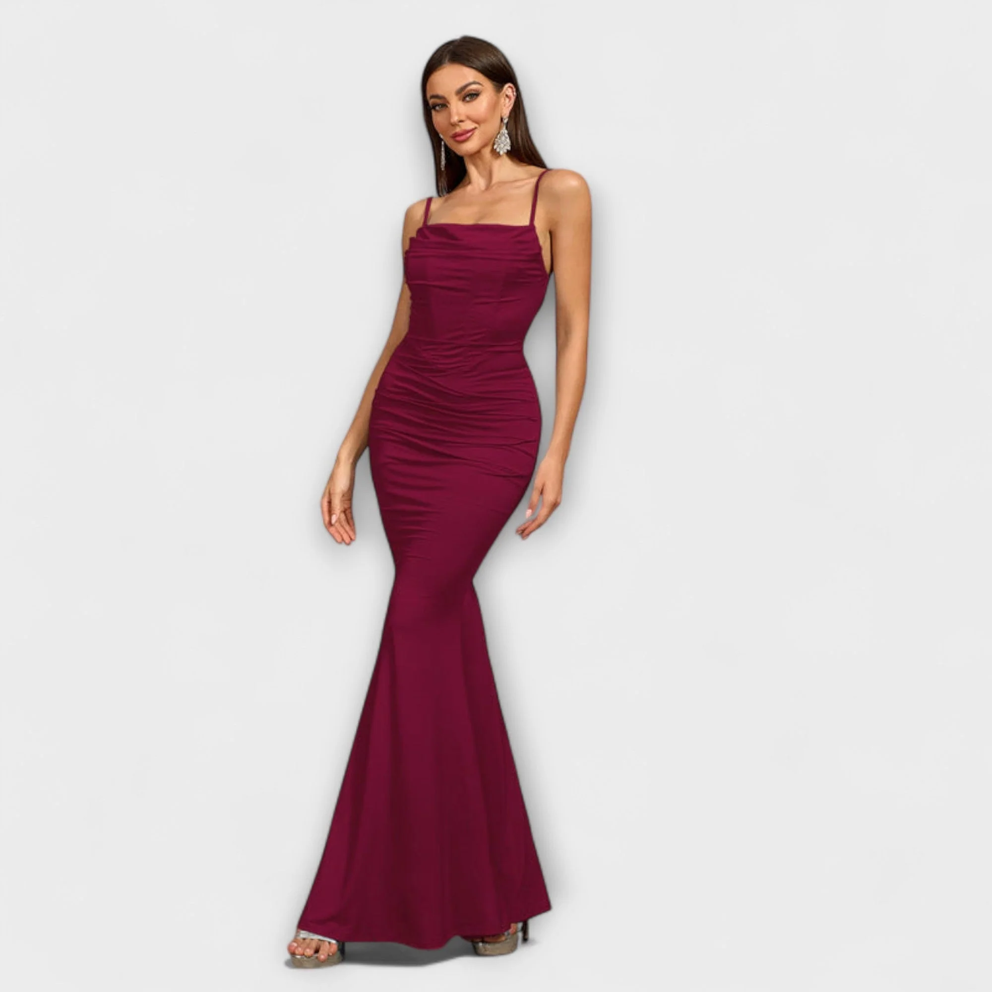 Callie - Elegant Ruffle Dress - Image 10