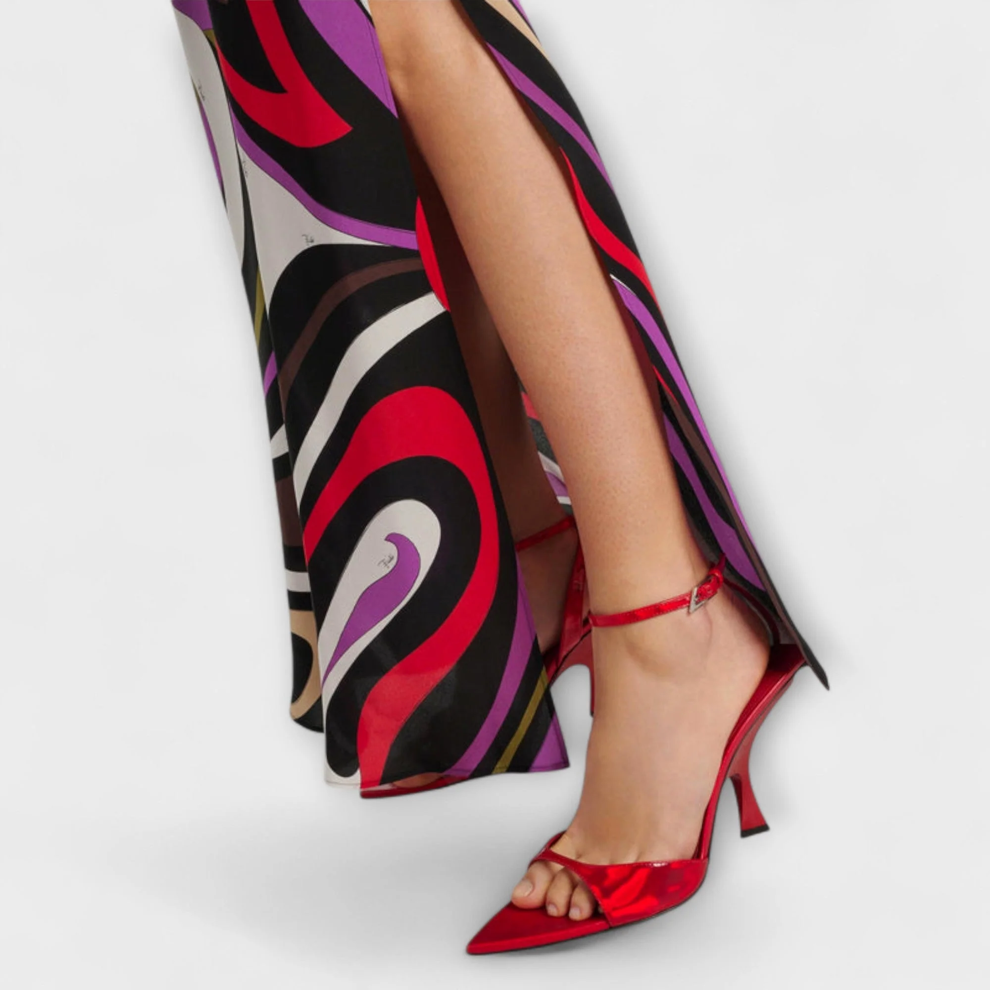 Daphne - Maxi Dress in Marble Print - Image 4