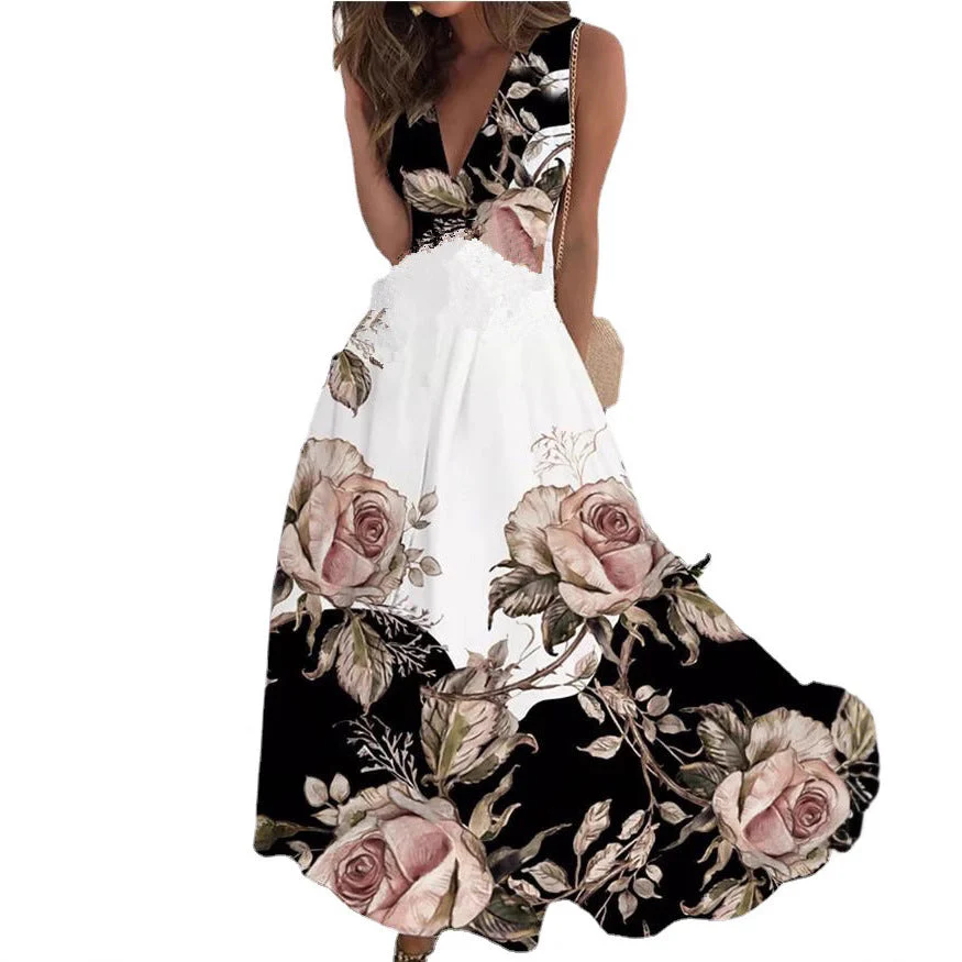Boho Style Sleeveless Long Dress - Image 12