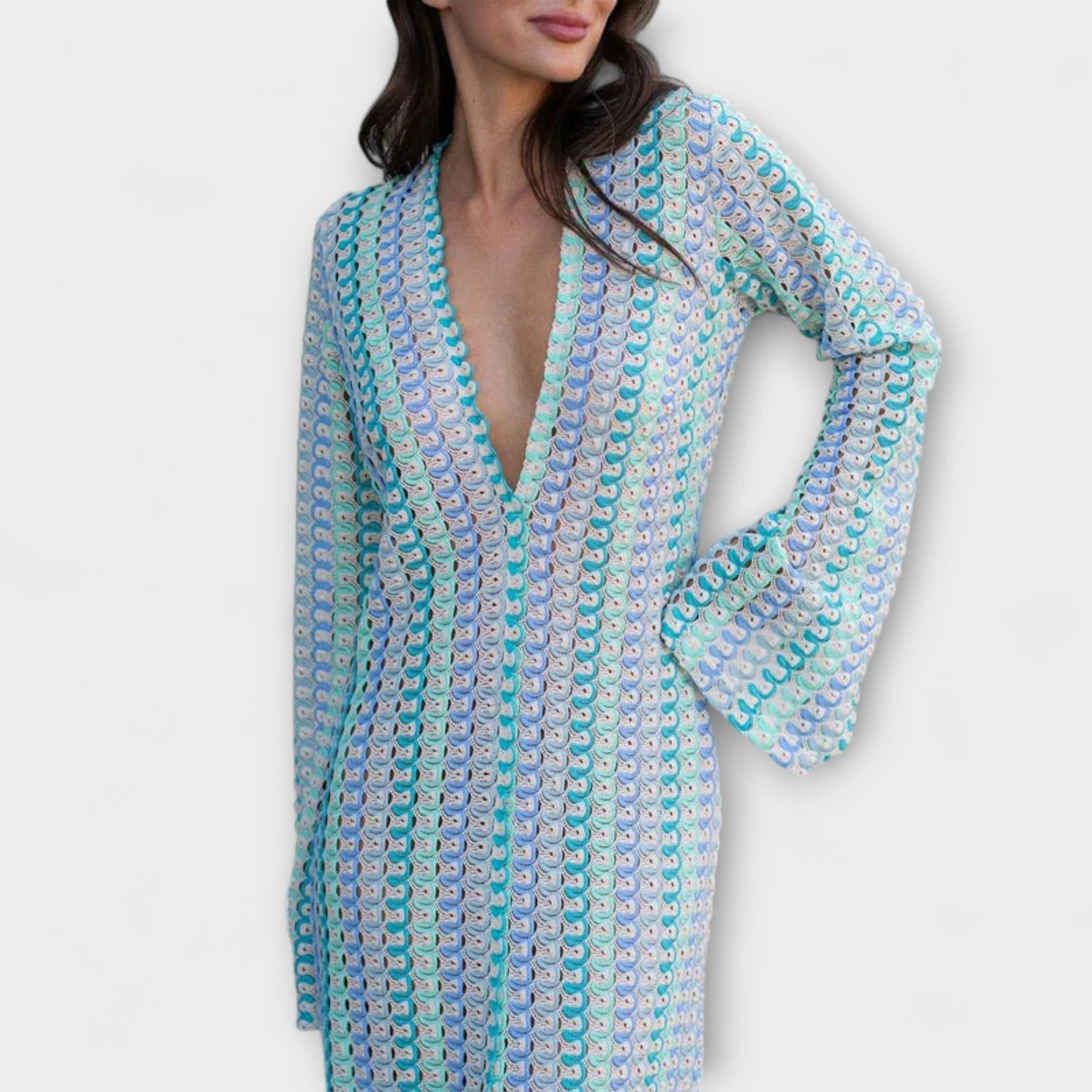 Elina – Maxi Dress with V-Neck and Vacation Flair - Image 5