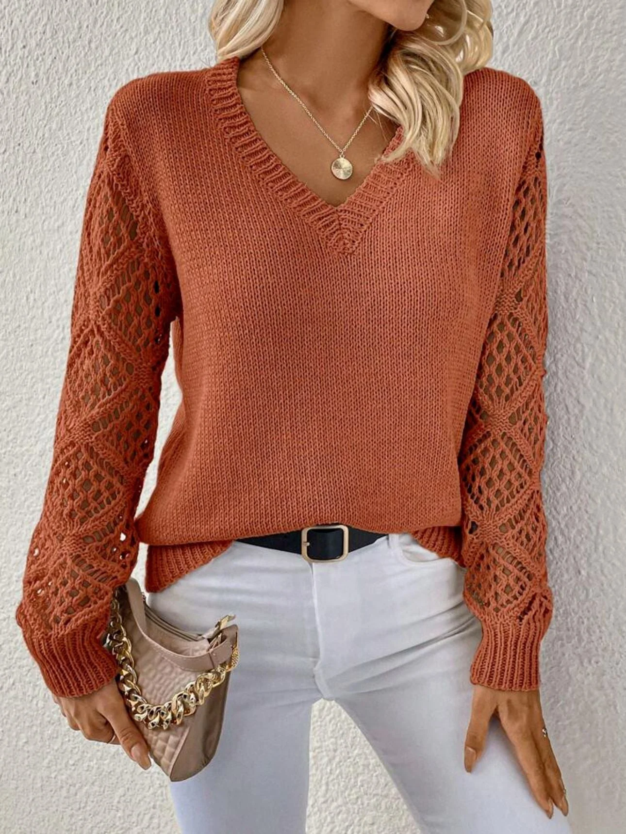 Elizabeth | Soft V-neck Sweater - Image 3