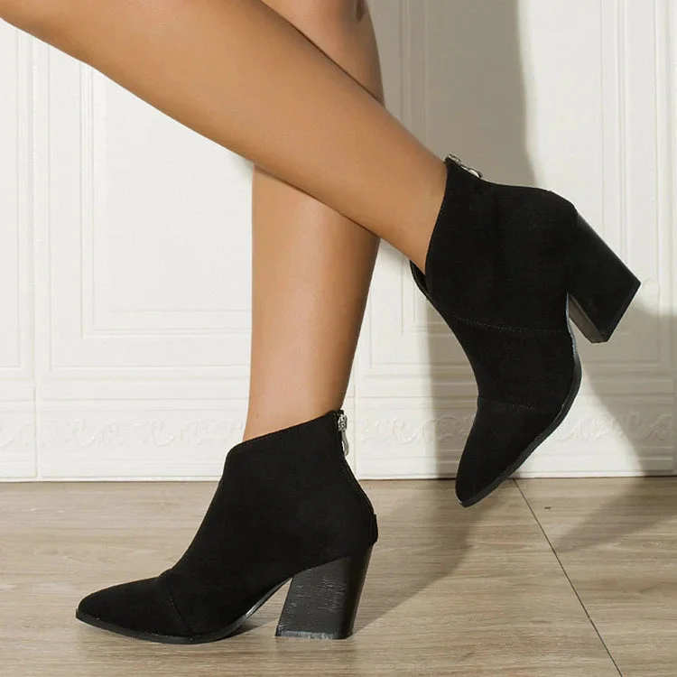 Emeryn™ | Pointed Ankle Boots - Image 4