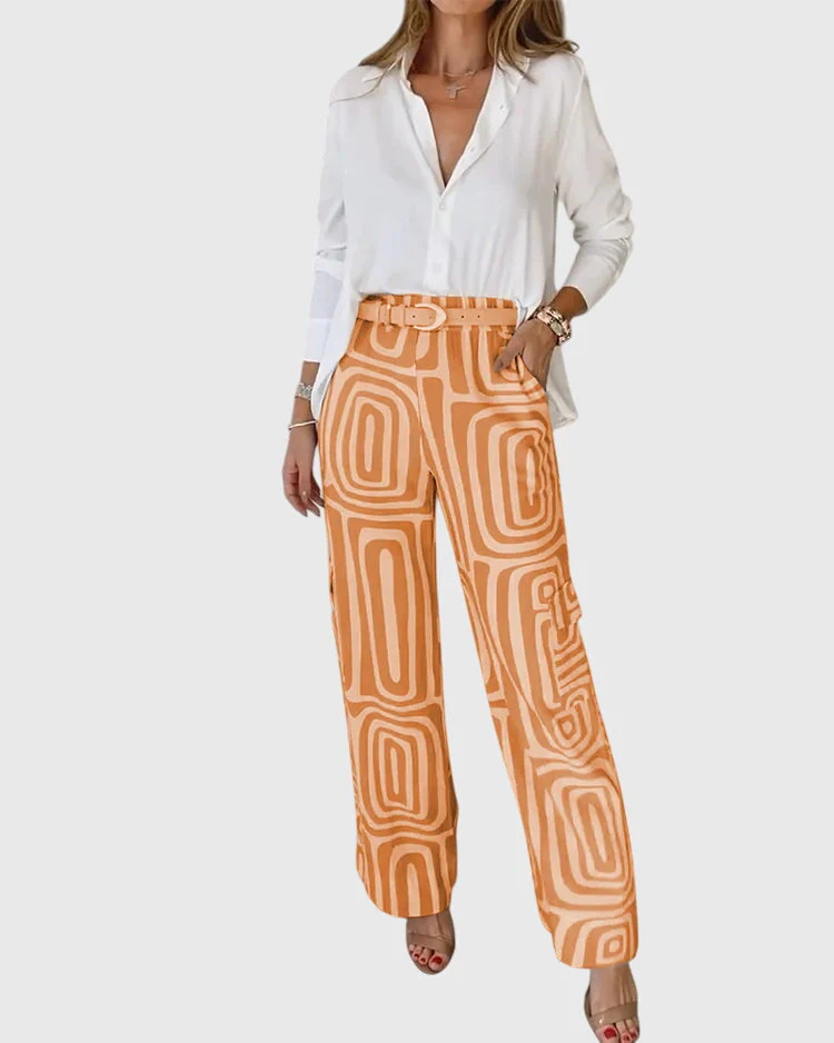 Emilia™ | Stylish Pants + Free Blouse & Belt - Image 6