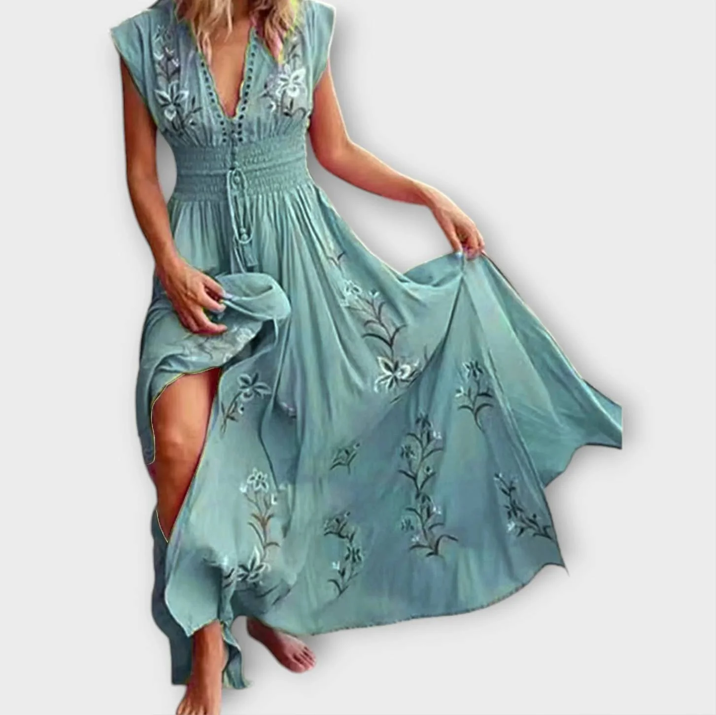 Felizia – Boho Dress with Enchanting Embroidery - Image 4