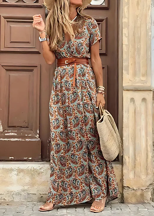 Flowy Bohemian Long Dress - Image 12