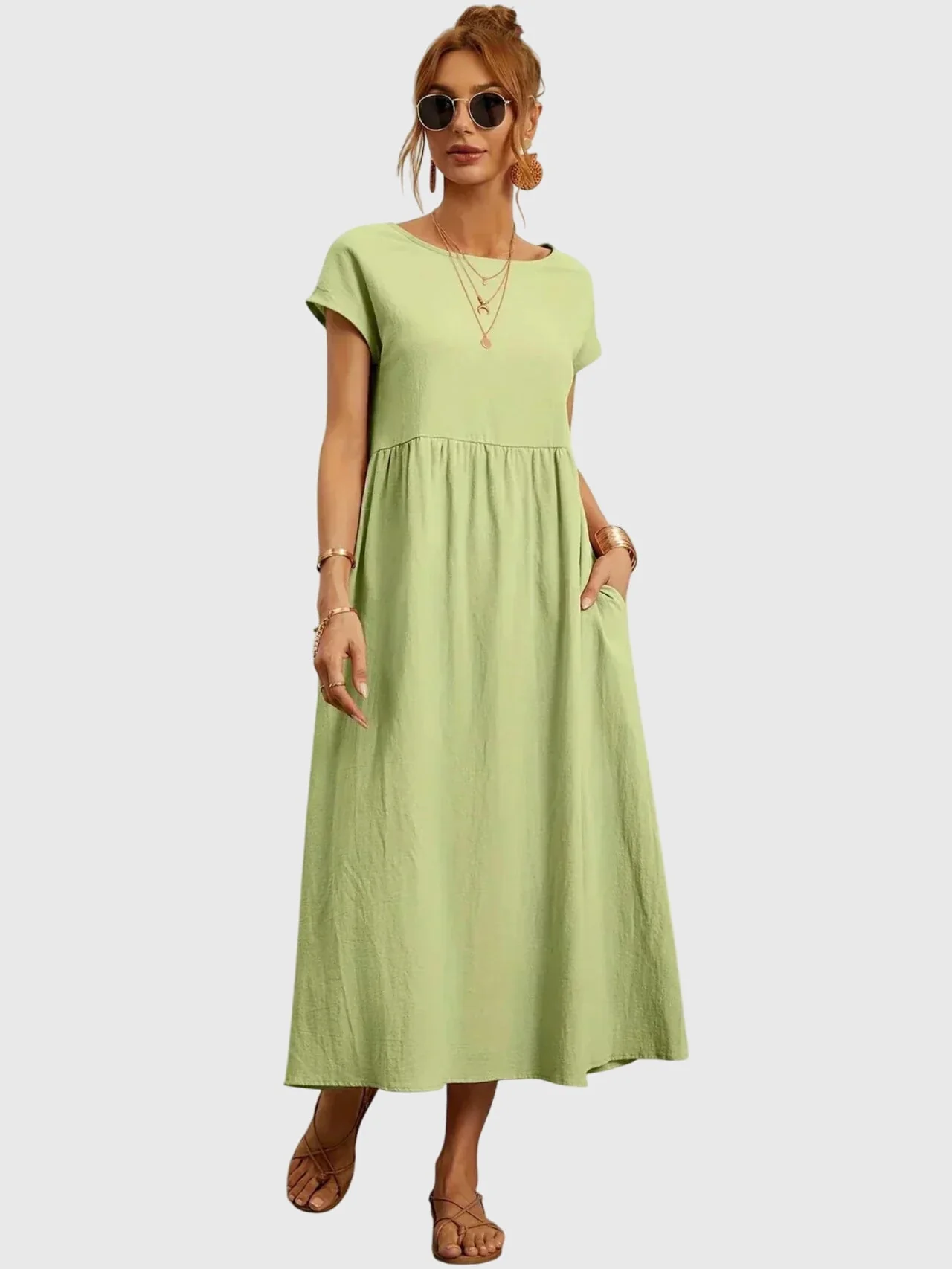 Giselle™ - Casual Pocket Dress - Image 9