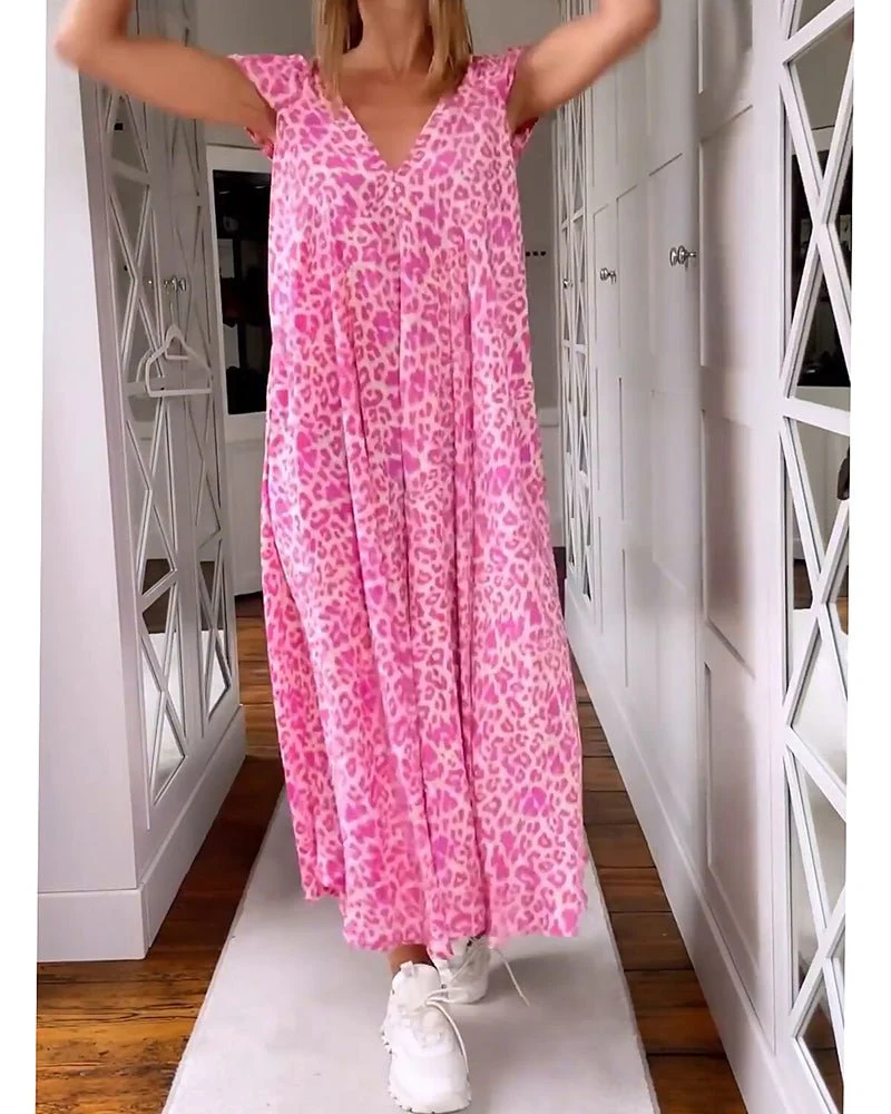 Glaiza | V-Neck Maxi Dress - Image 7