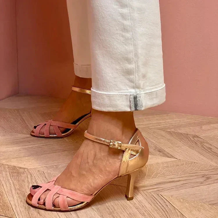HIGH HEEL SANDALS WITH STRAPS - Image 2