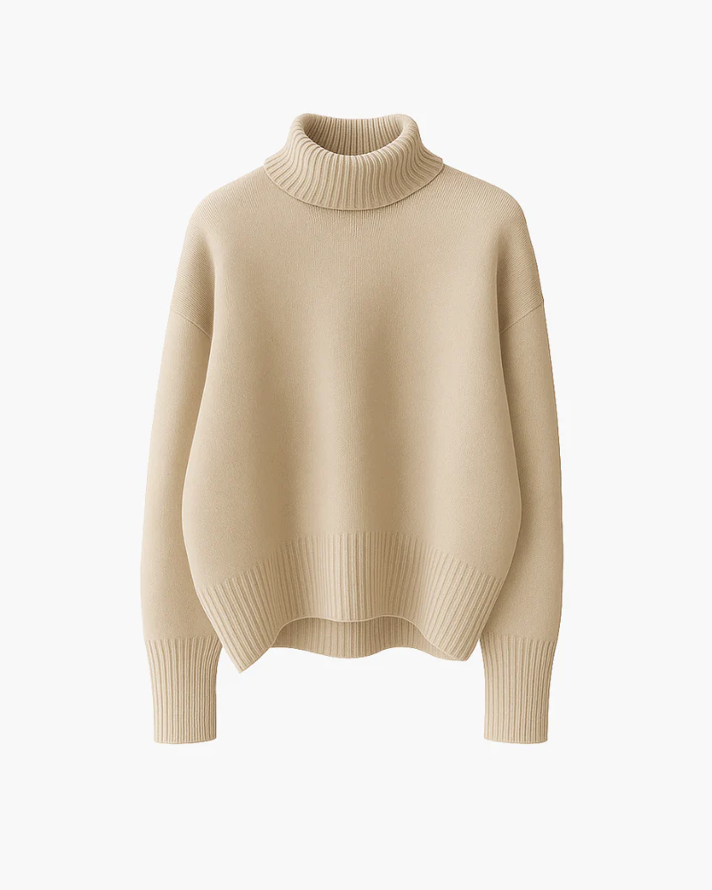 Isabella Soft High-Neck Sweater - Image 4