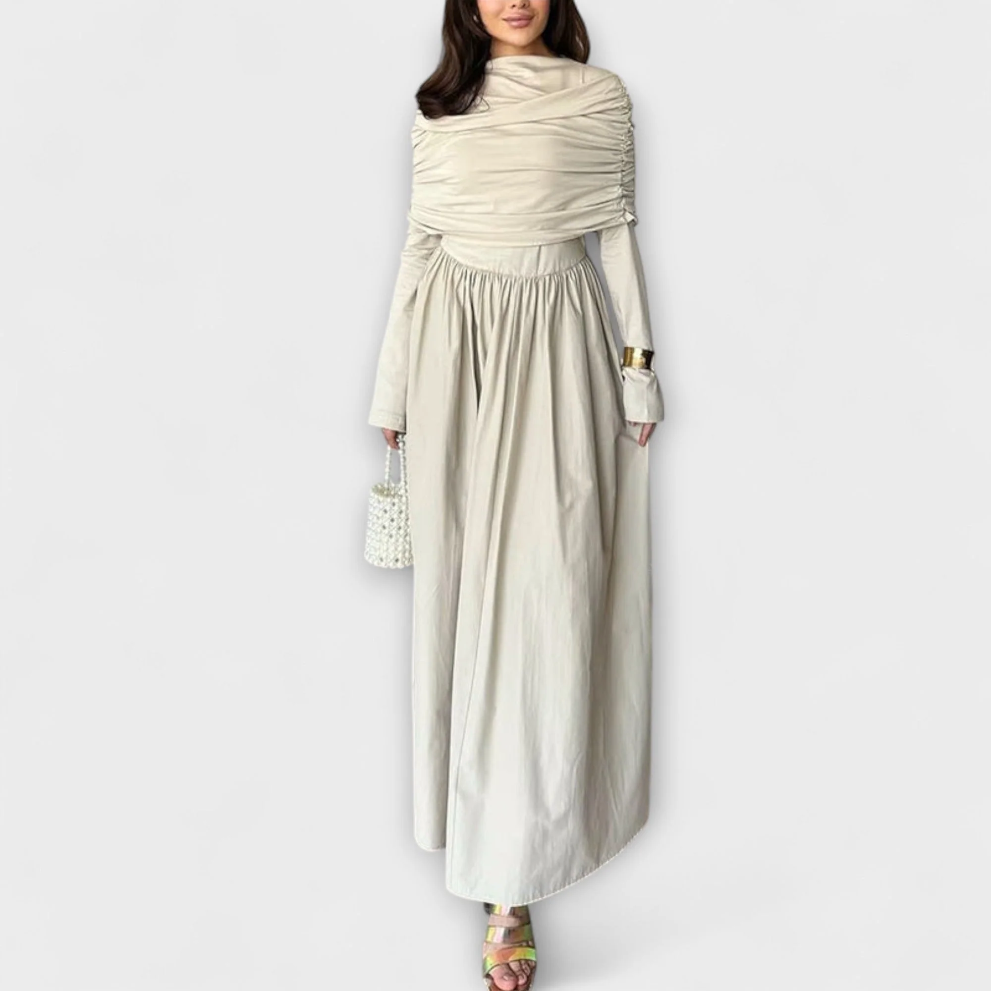 Jessica - Relaxed Pleated Dress - Image 3