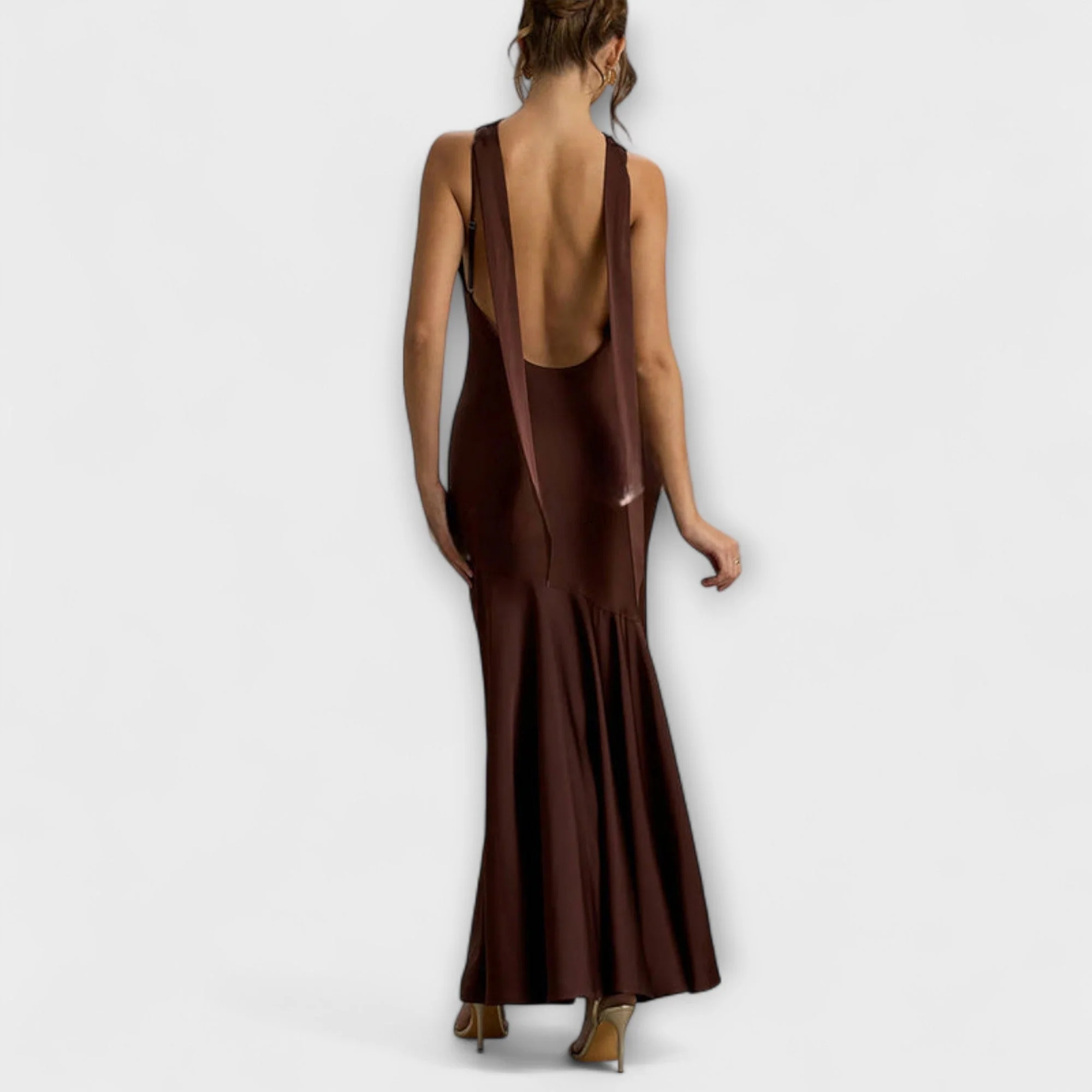 Lennon - Elegant Maxi Dress in Satin - Image 6