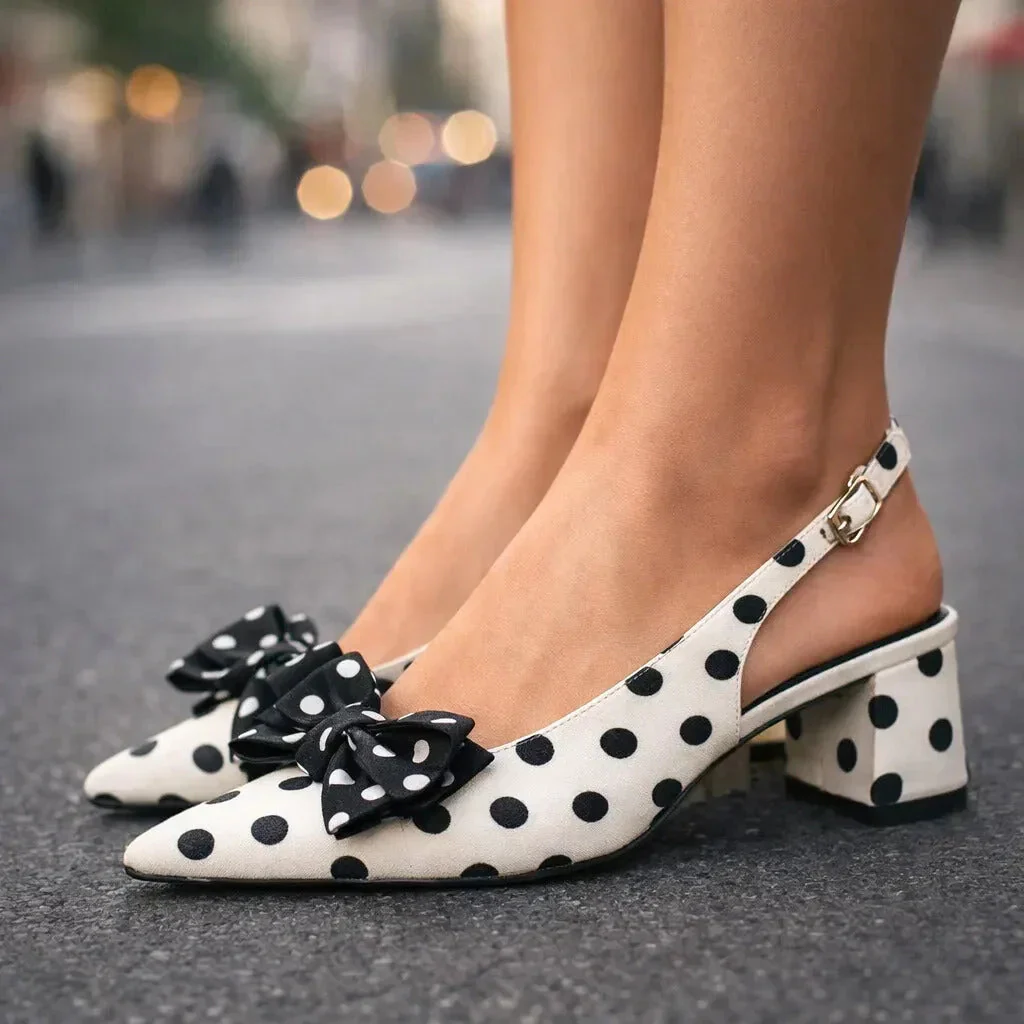 AMARA POLKA-BOW HEELS - Image 2