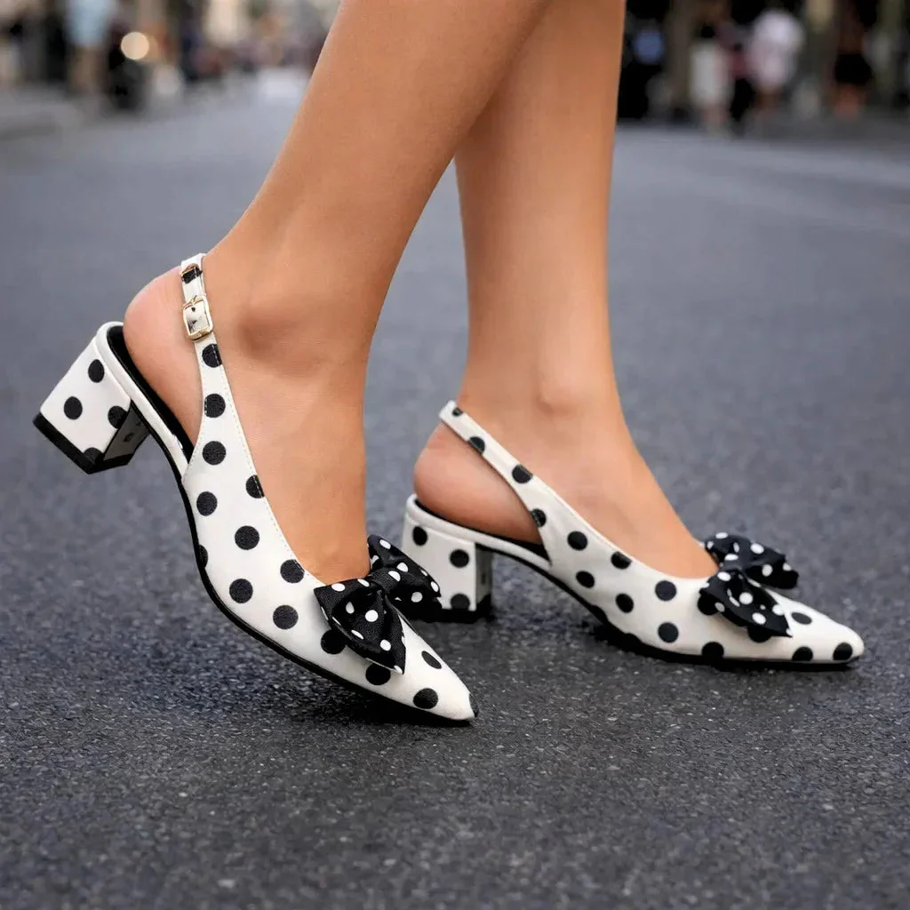 AMARA POLKA-BOW HEELS - Image 3