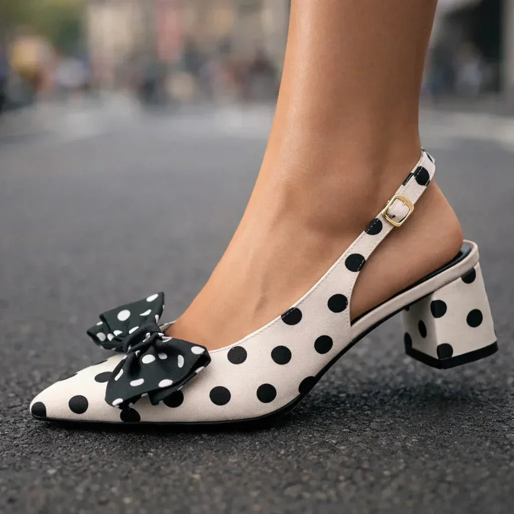 AMARA POLKA-BOW HEELS - Image 4