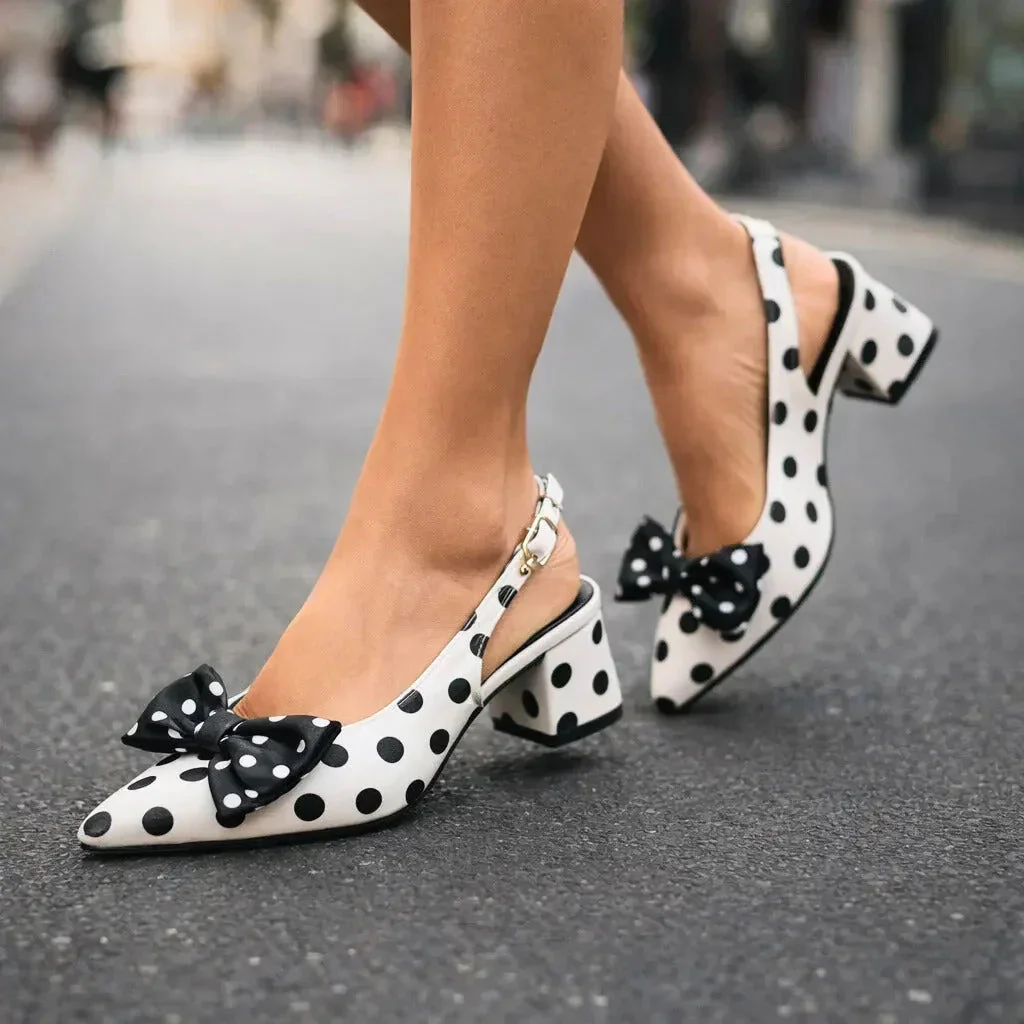 AMARA POLKA-BOW HEELS - Image 5