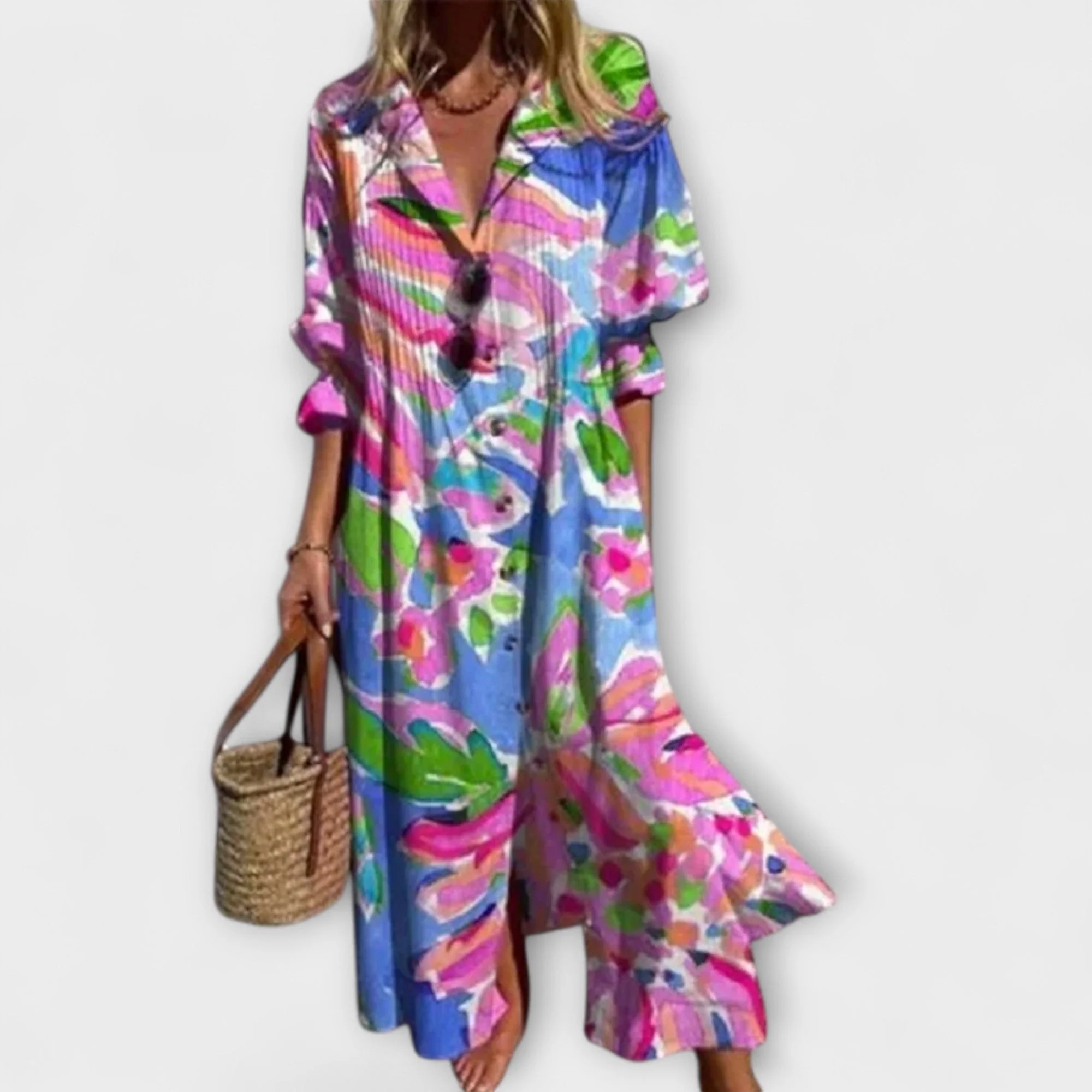 Lila - Flattering Maxi Dress with Tummy Coverage - Image 4