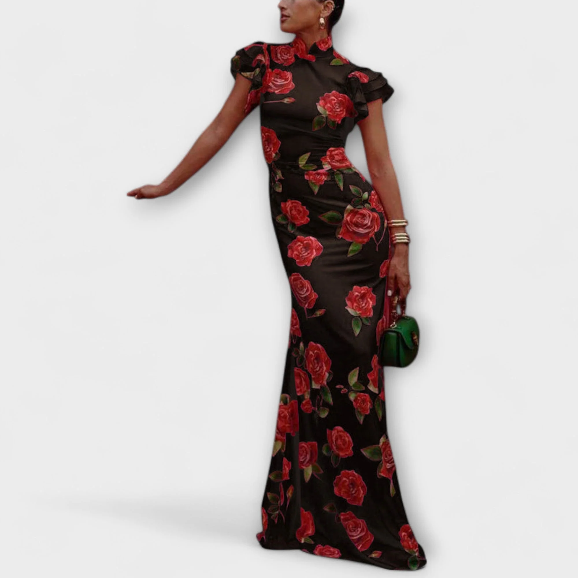 Luna - Maxi Dress with Floral Print - Image 7