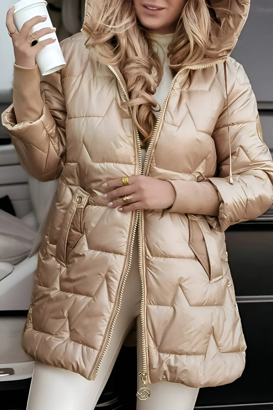 Madison™ | Long Quilted Jacket - Image 3