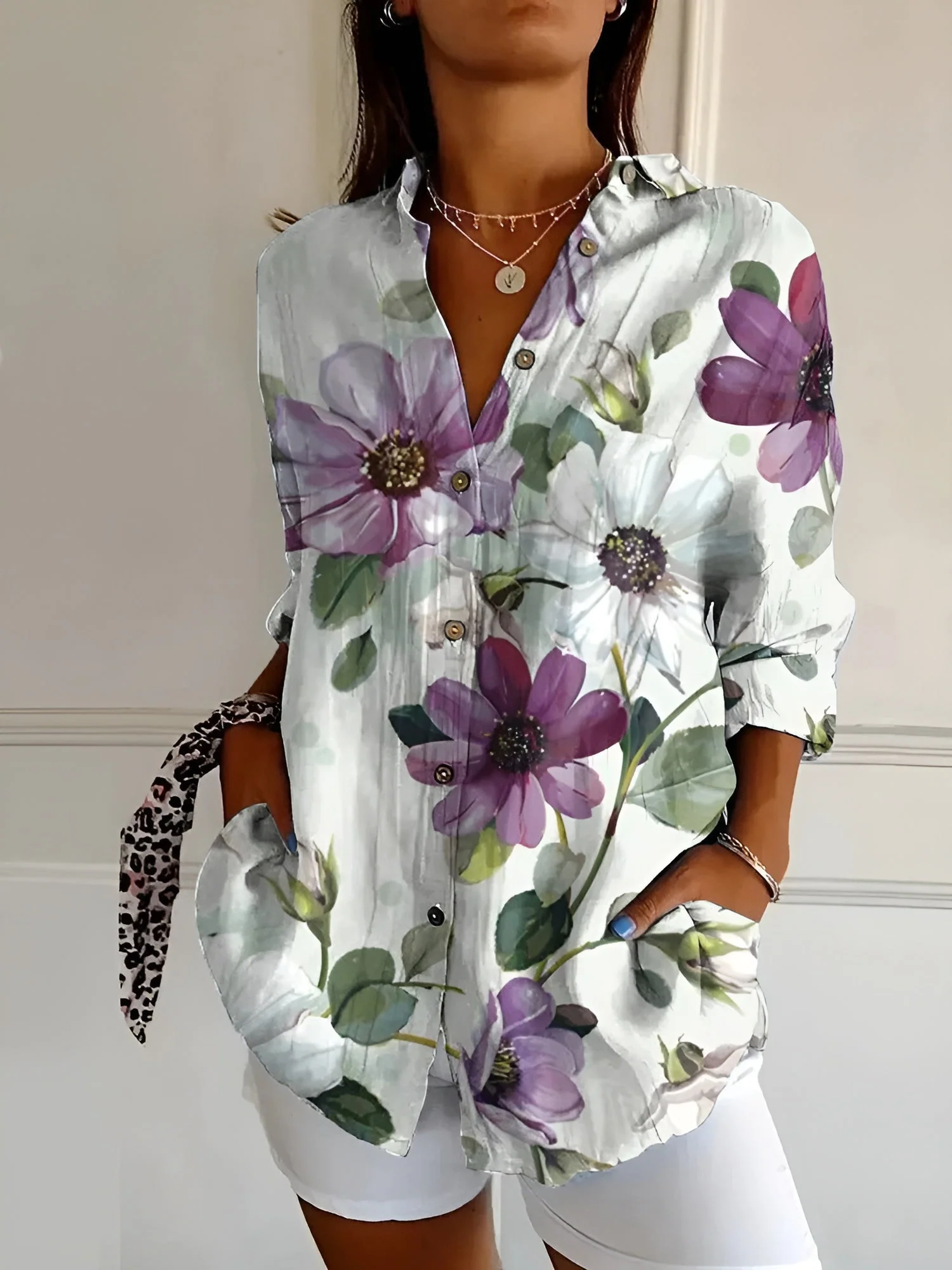 Maia | Floral Summer Blouse - Image 5