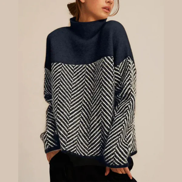 Malene | Cotton Turtleneck Sweater - Image 3