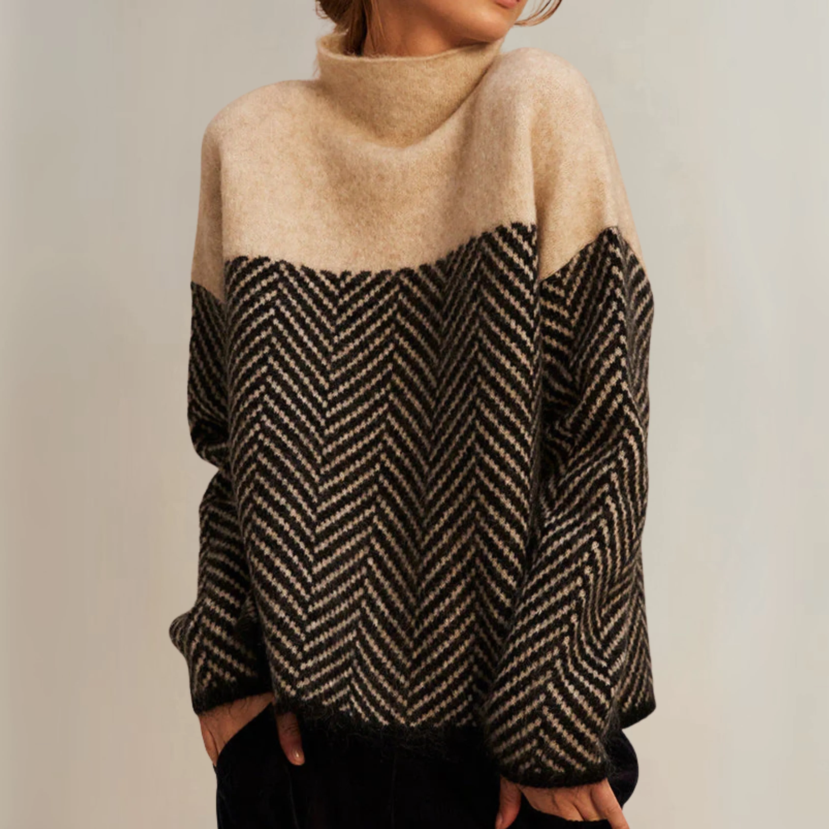 Malene | Cotton Turtleneck Sweater - Image 7