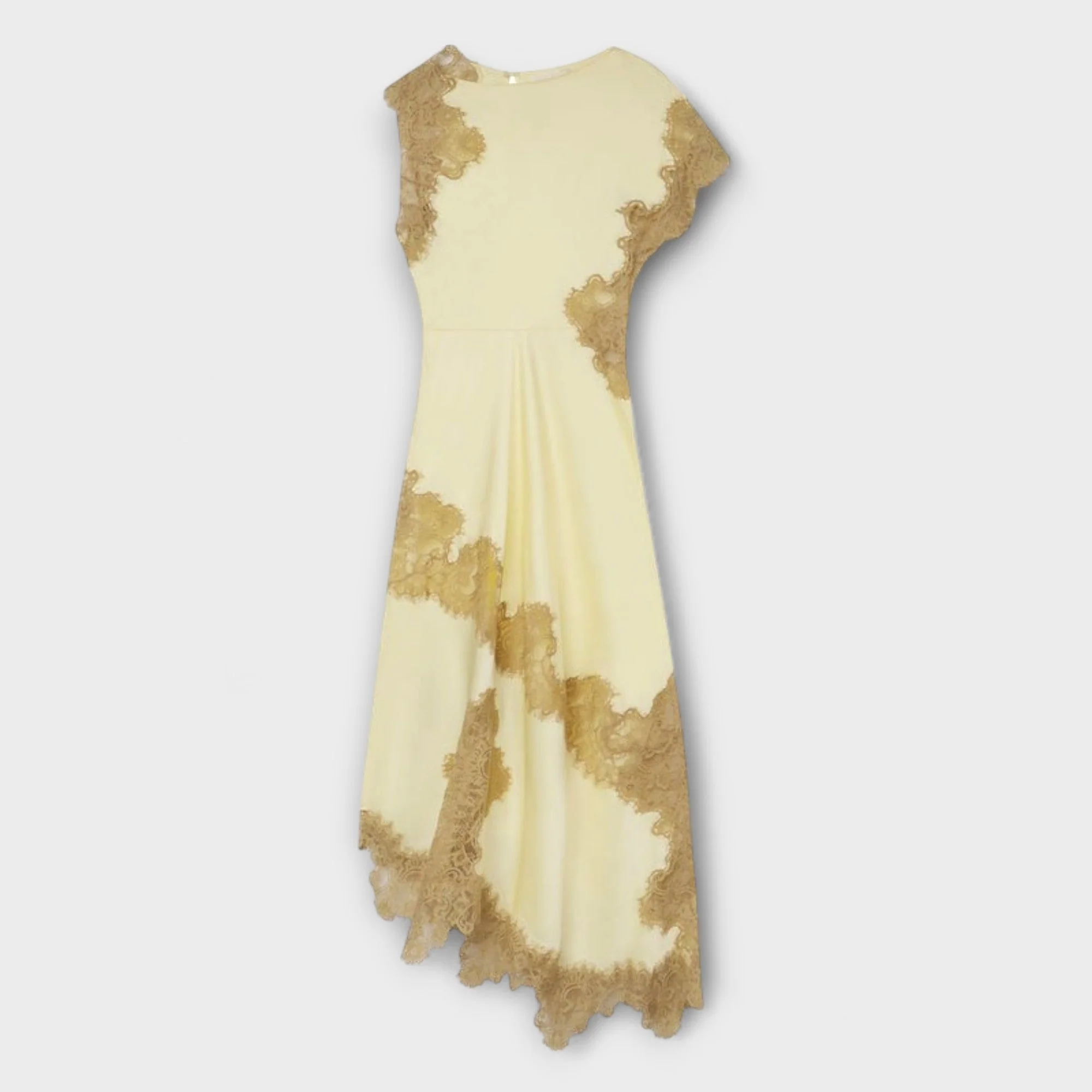 Margaret - Maxi Dress with Satin and Lace Accents - Image 5