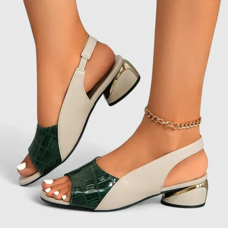 Mariah | Elegant Leather Sandals - Image 2