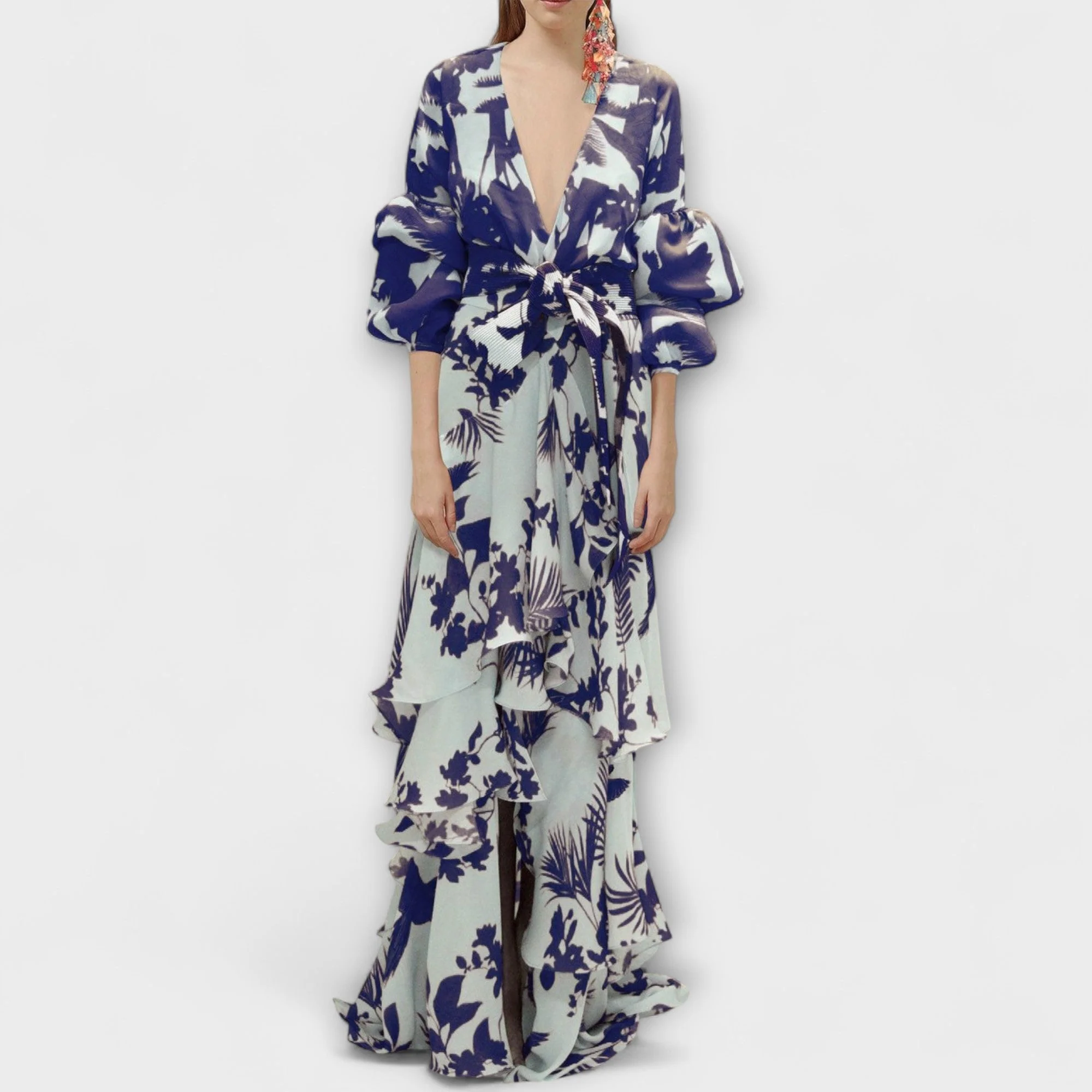 Marie - Chiffon Holiday Dress - Image 4