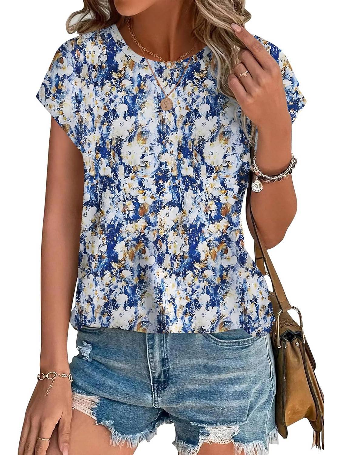 Necie | Chic Printed Blouse - Image 6