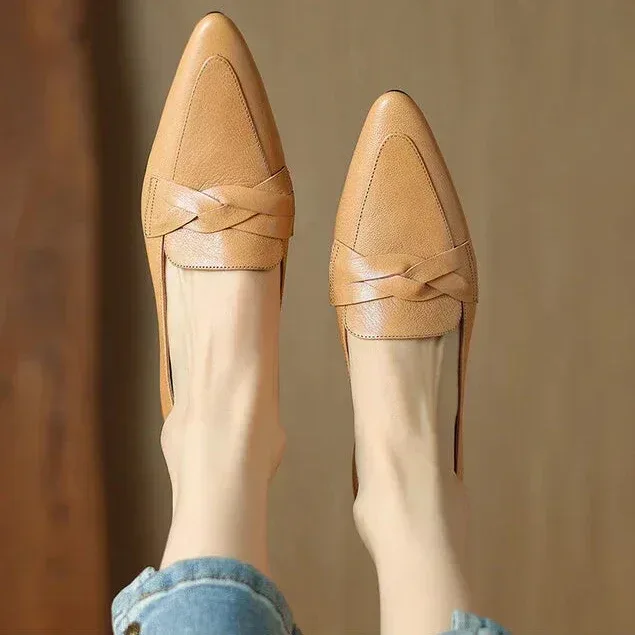 SOFIA GENUINE LEATHER LOAFERS - Image 10