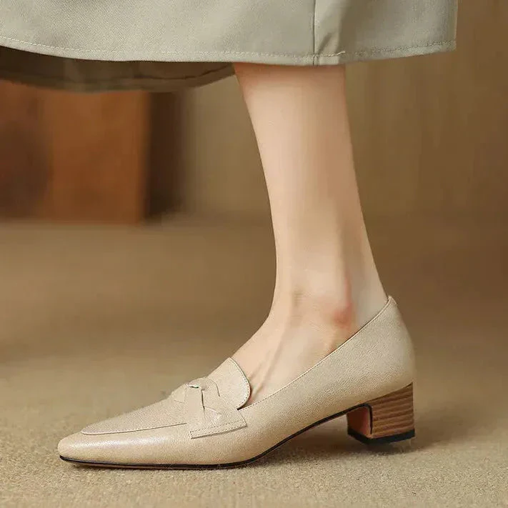 SOFIA GENUINE LEATHER LOAFERS - Image 12