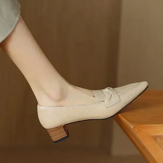 SOFIA GENUINE LEATHER LOAFERS - Image 13