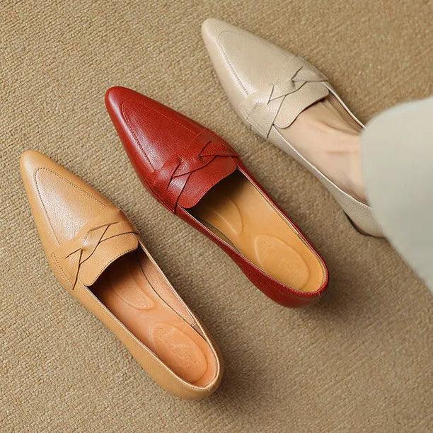 SOFIA GENUINE LEATHER LOAFERS - Image 16