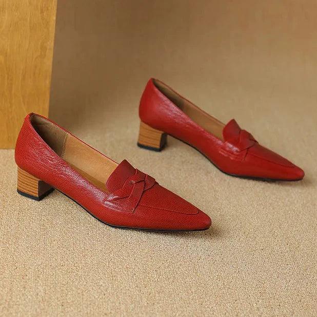 SOFIA GENUINE LEATHER LOAFERS - Image 4