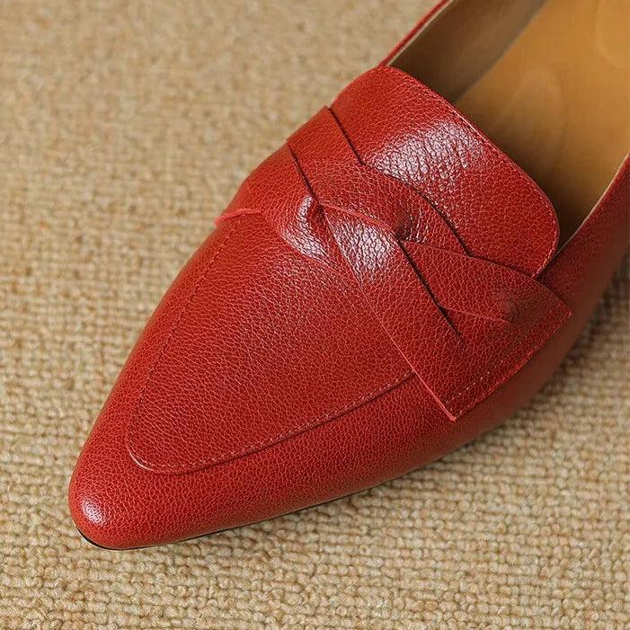 SOFIA GENUINE LEATHER LOAFERS - Image 5