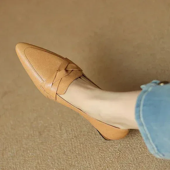 SOFIA GENUINE LEATHER LOAFERS - Image 8