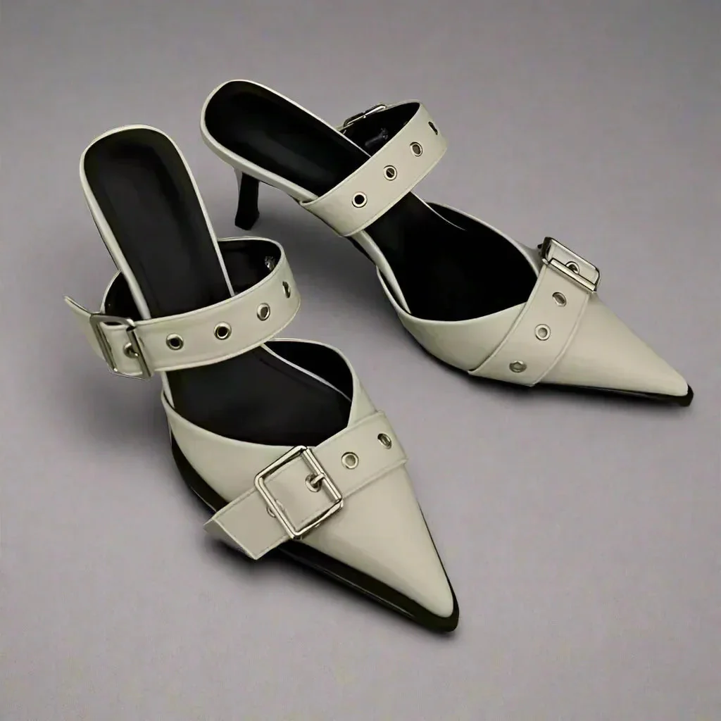 RAVYN RAE BUCKLE HEELS - Image 6