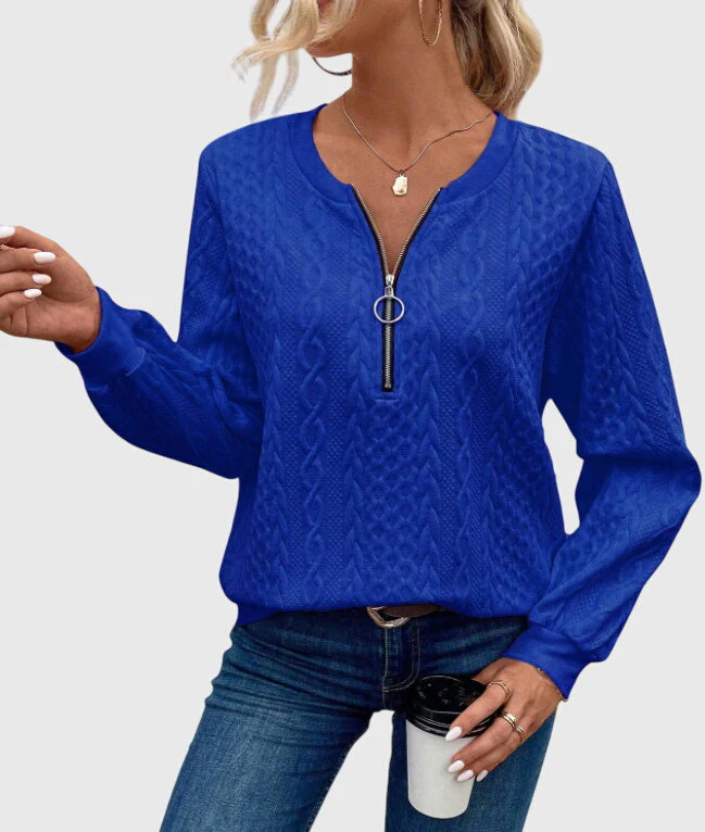 Nora™ | Sweater with Zipper - Image 24