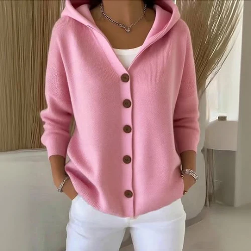 Nylah | Button-Up Hoodie Vest - Image 5