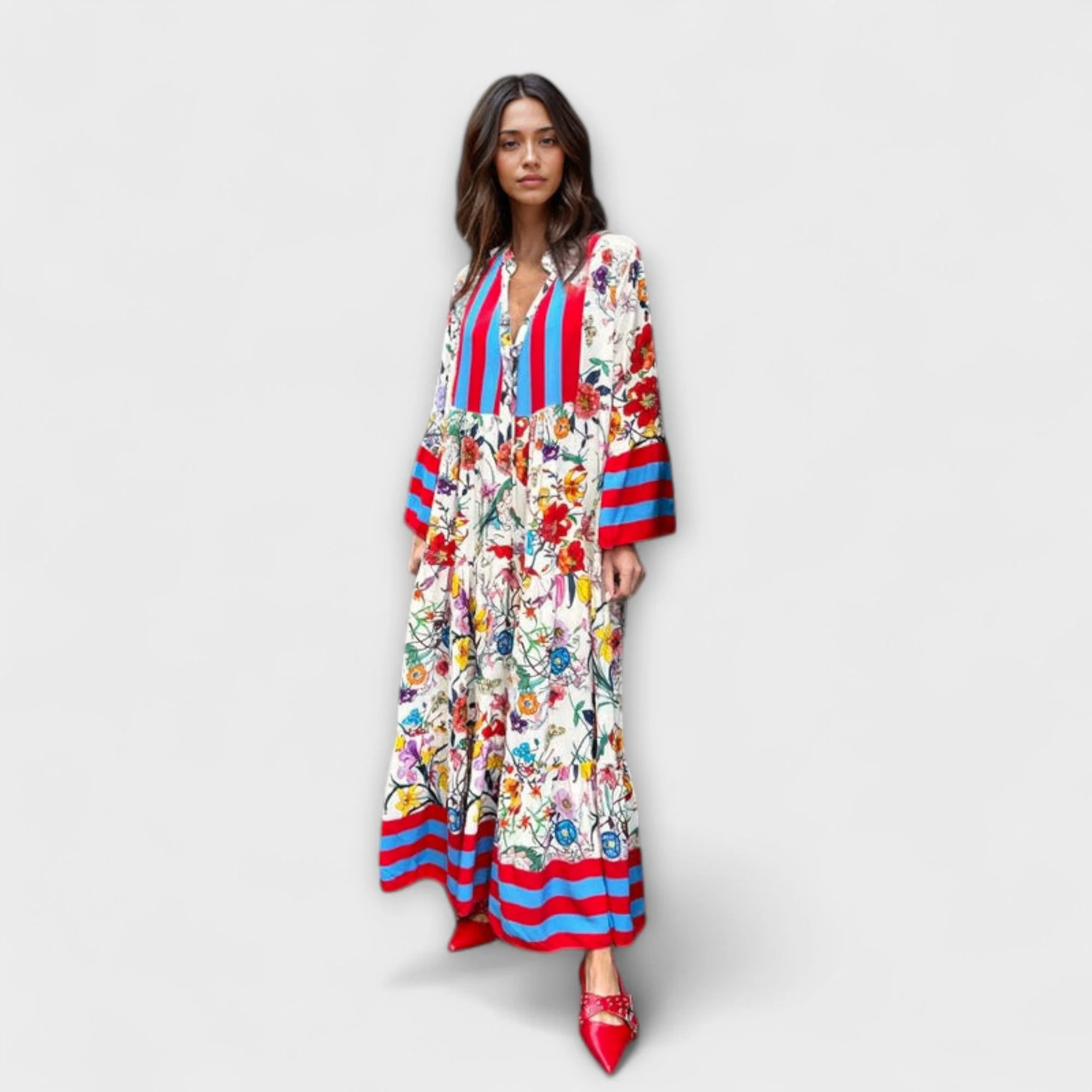 Oriana - Maxi Dress with Floral Print - Image 2