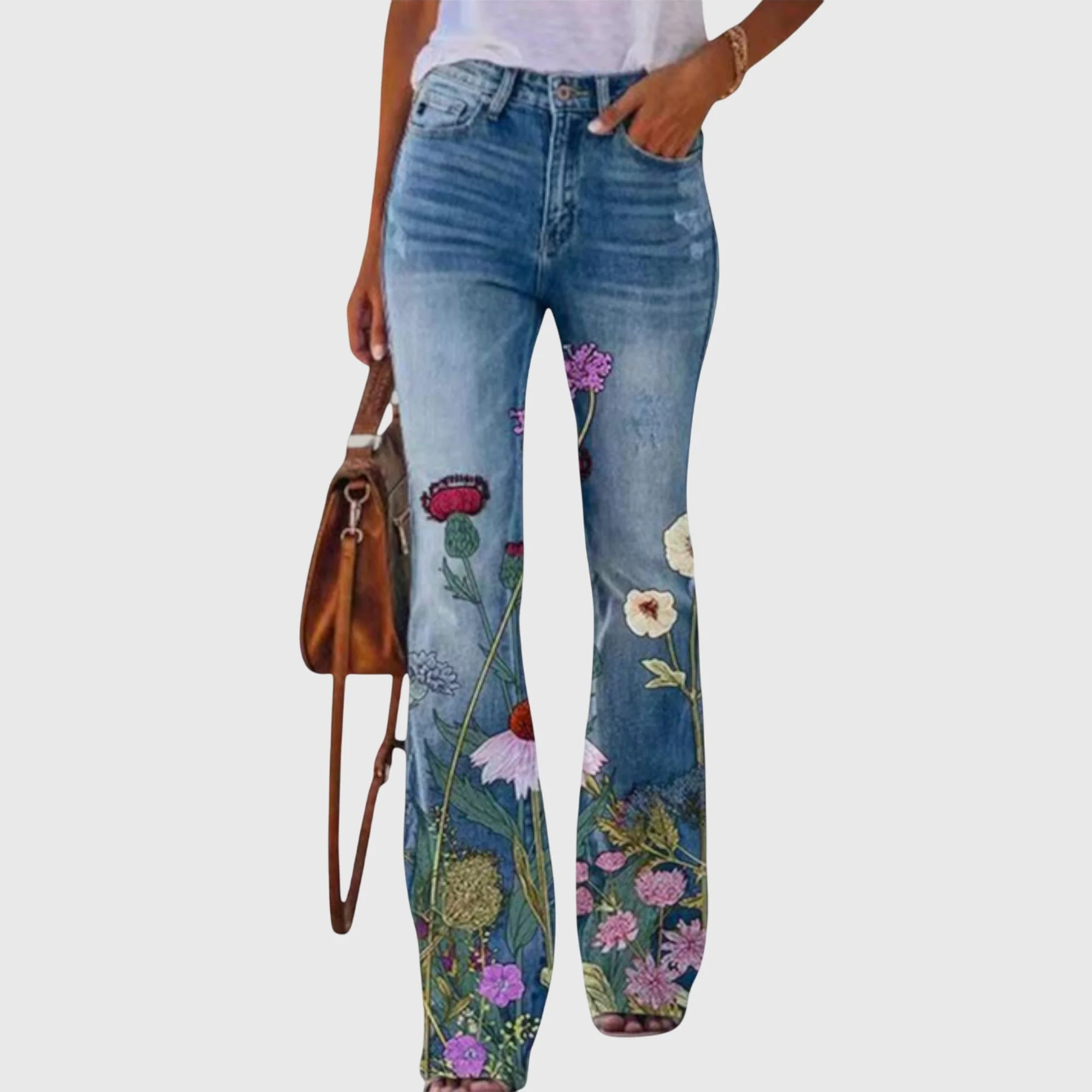 Pants with Flowers - Image 3