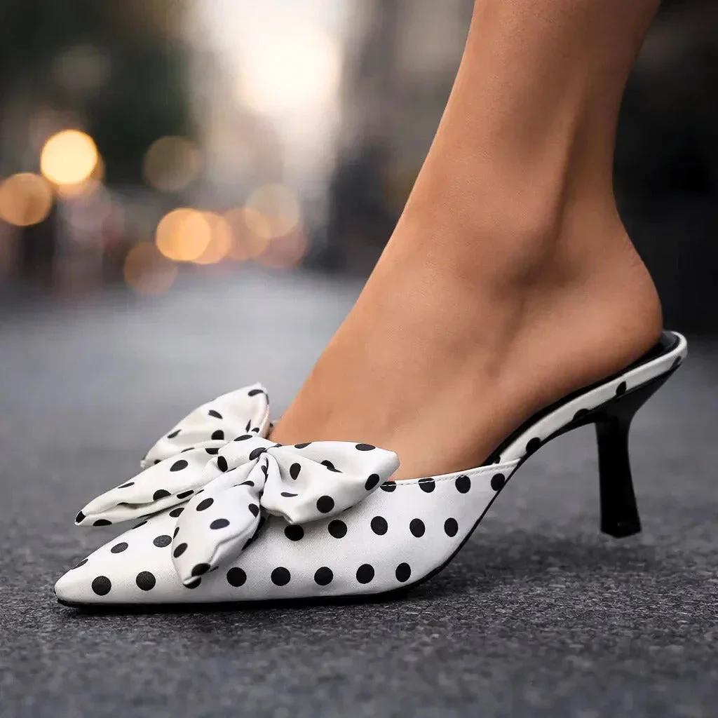 VIVIENNE POLKA-BOW HEELS - Image 3