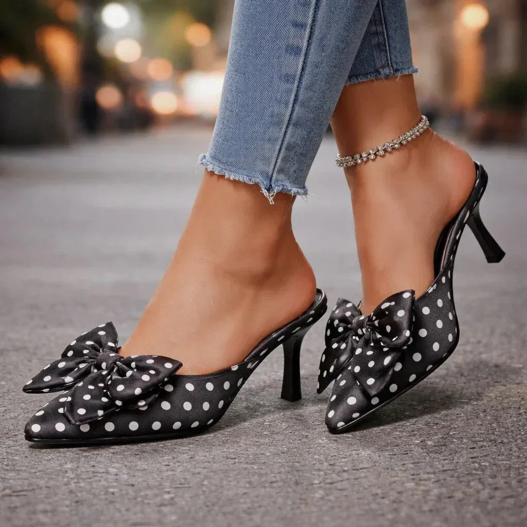 VIVIENNE POLKA-BOW HEELS - Image 5