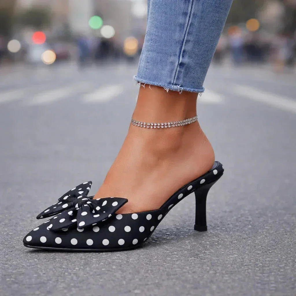 VIVIENNE POLKA-BOW HEELS - Image 7