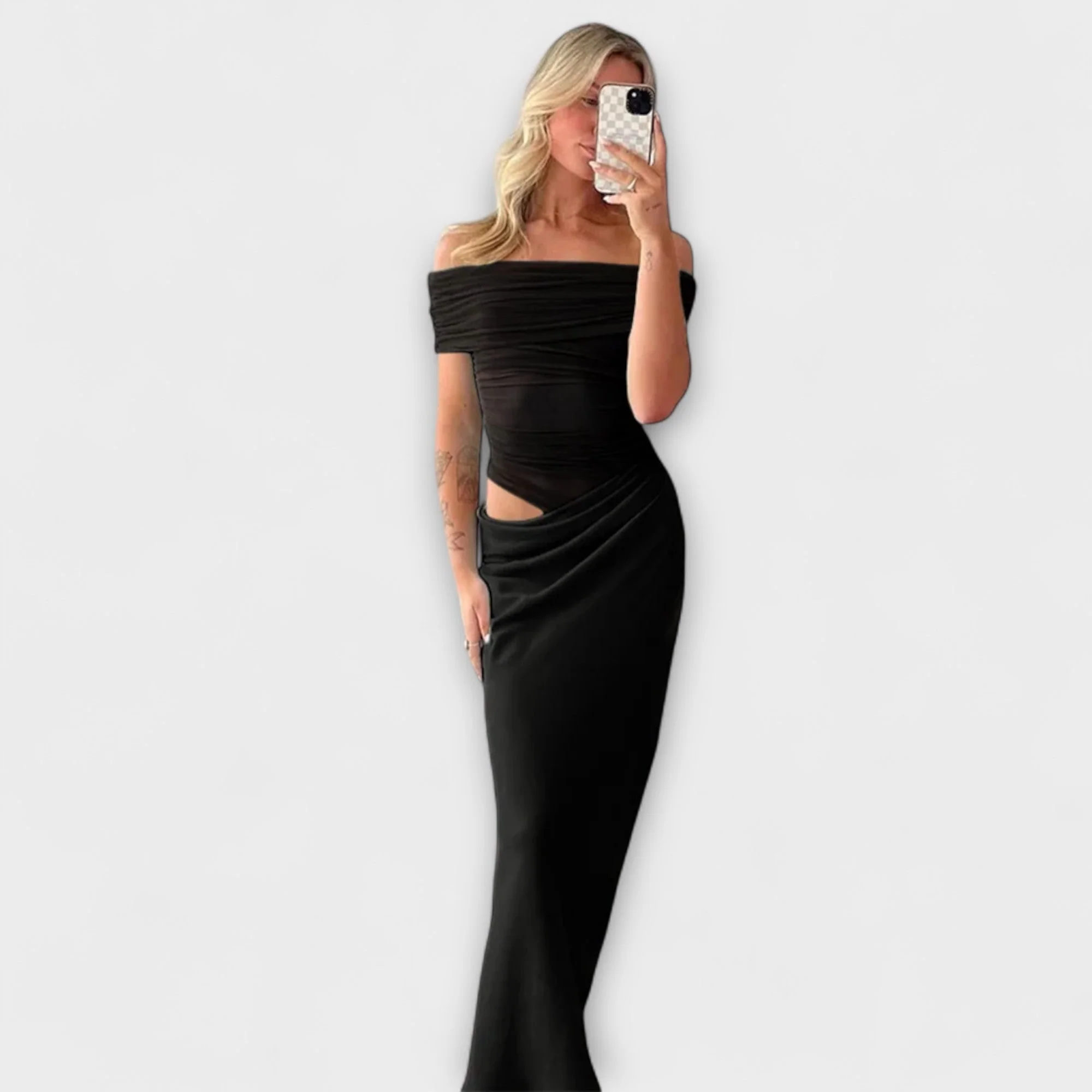 Puss - Ruffled Irregular Dress - Image 2